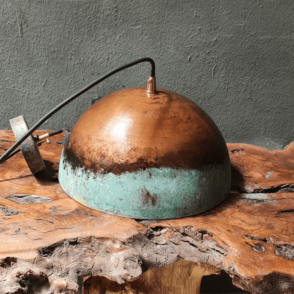 Patina Copper Pendant Light