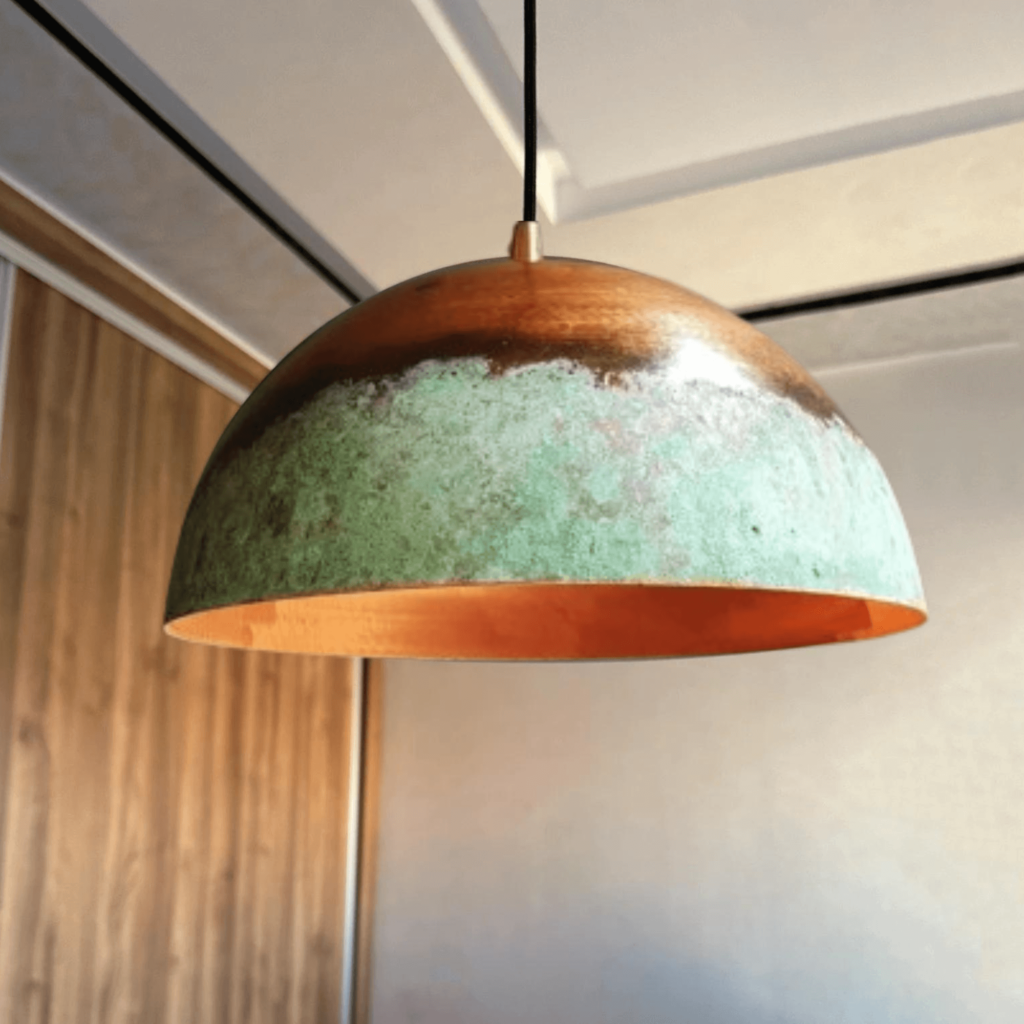 Patina Copper Pendant Light