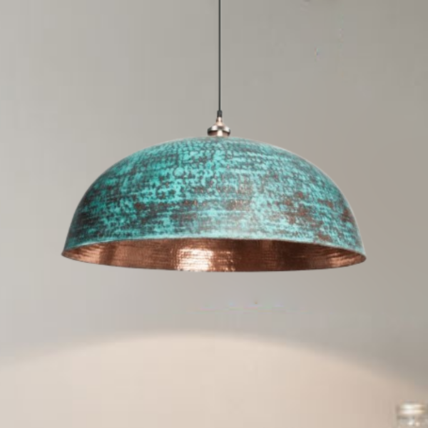 copper kitchen light