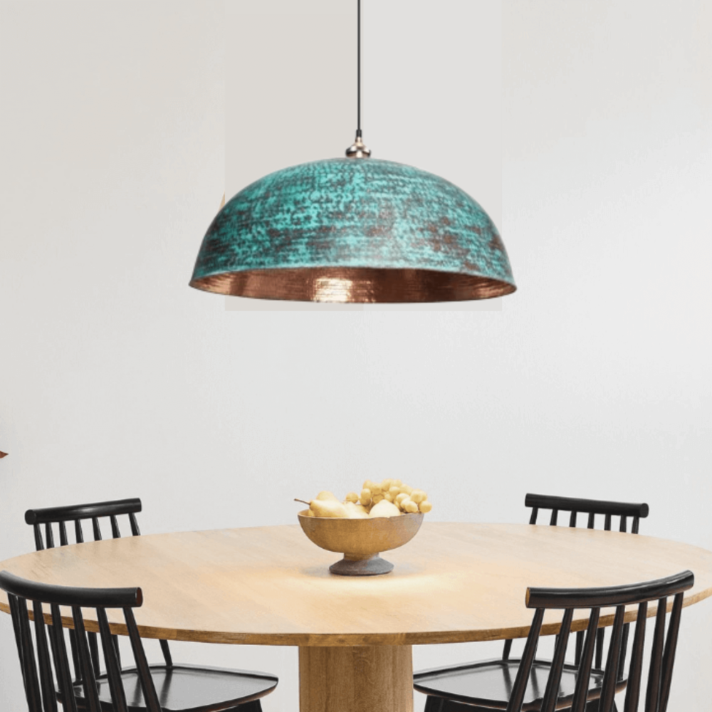 copper kitchen light