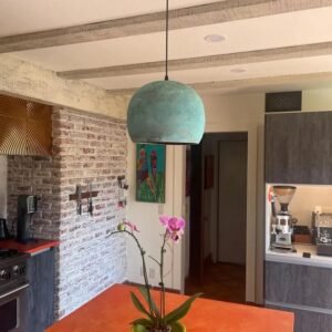 Patina Copper Hanging Light Fixture photo review