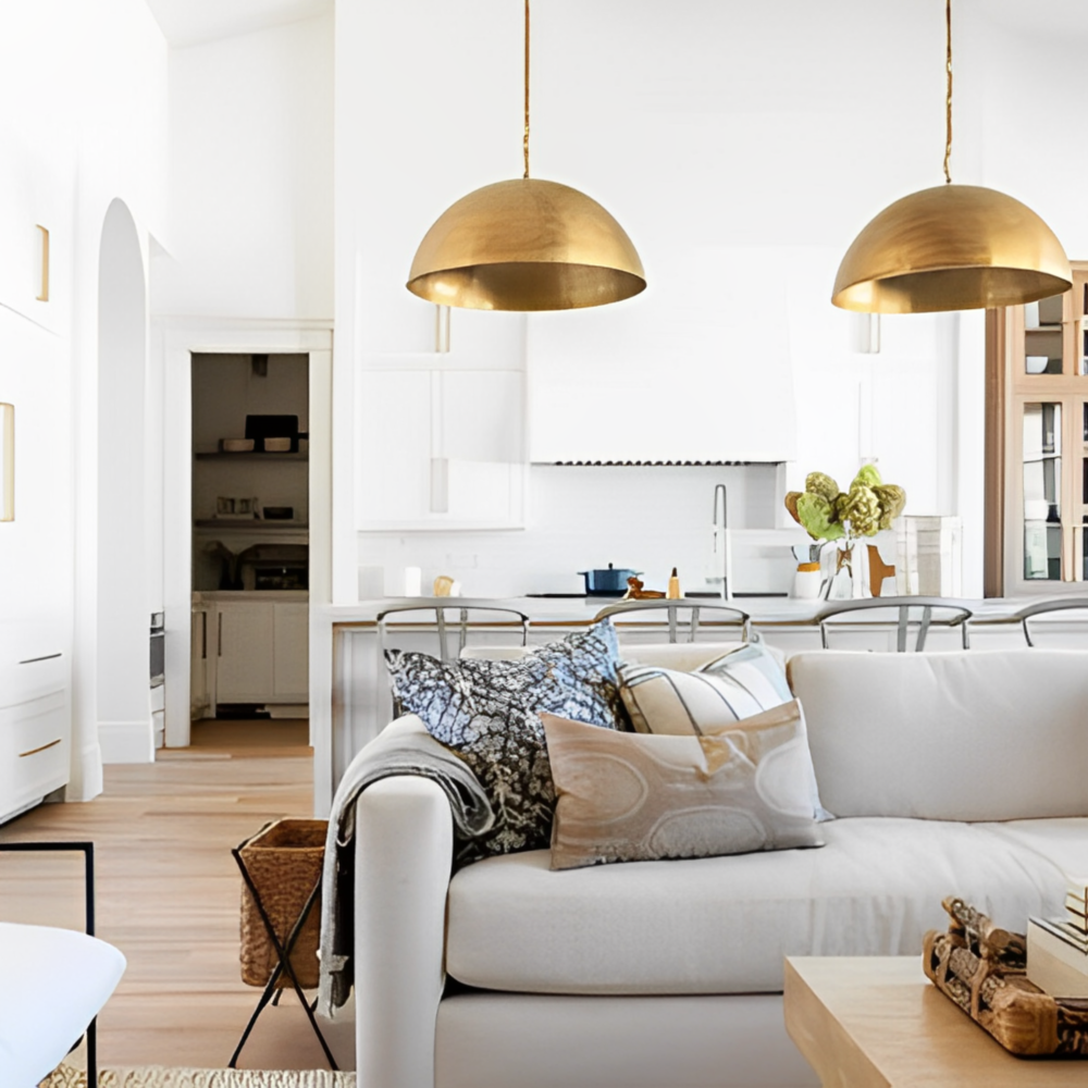 Brass Dome Pendant Light​