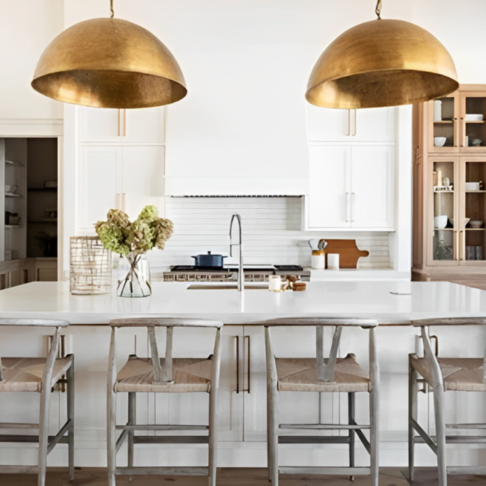 Brass Dome Pendant Light​