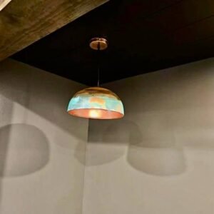 Verdigris Copper Farmhouse Kitchen Lighting​ photo review