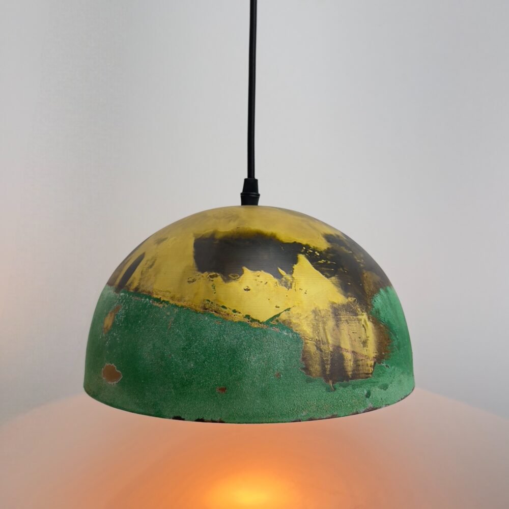 Copper Patina Hanging Light