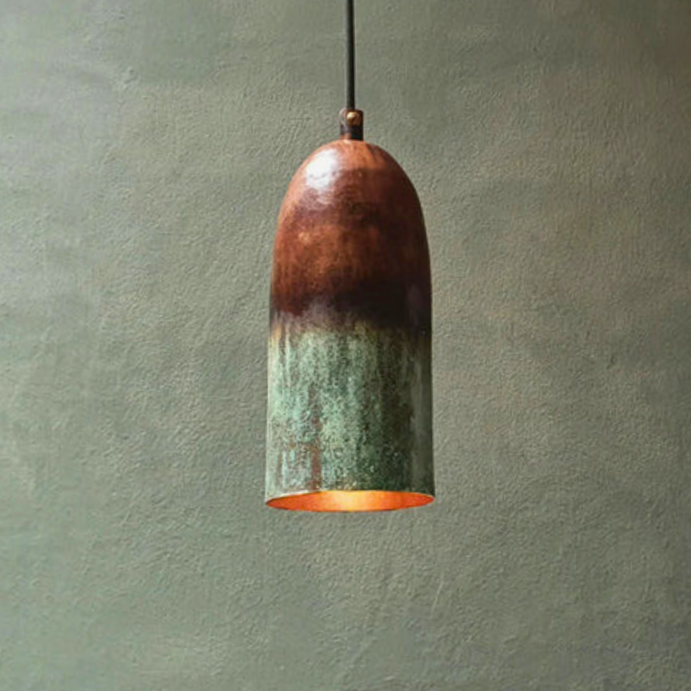 Vintage Copper Pendant Light