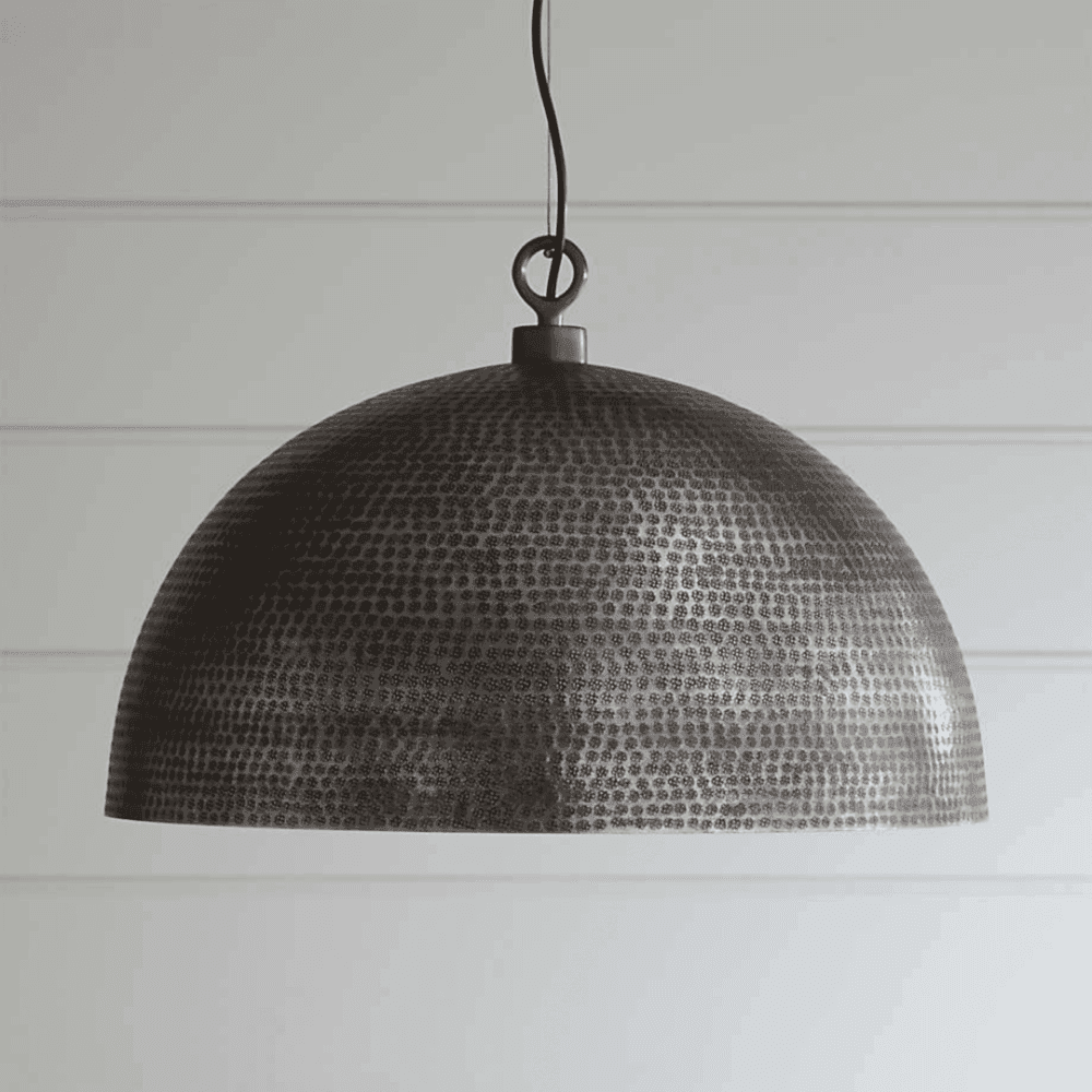 Brass Dome Light Fixture